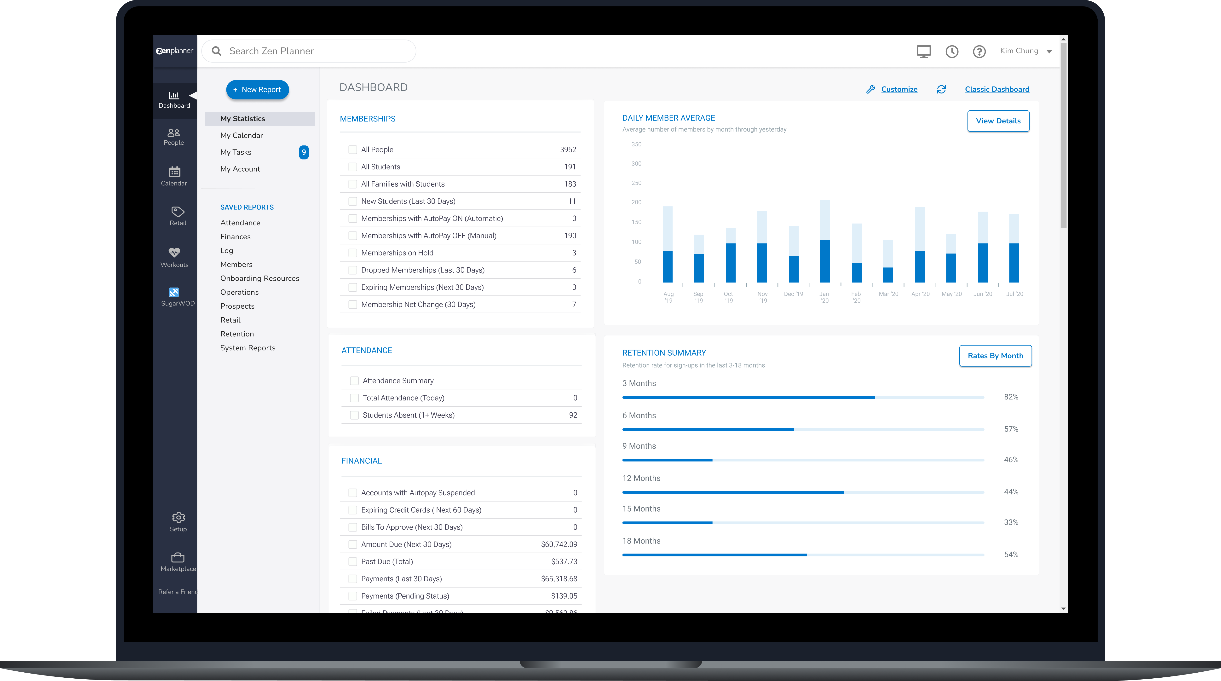 screenshot of Zen Planner